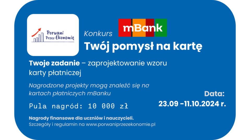 Konkurs "Twój pomysł na kartę"!